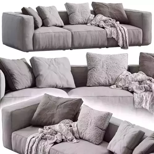 Arflex 1 sofa with pillows