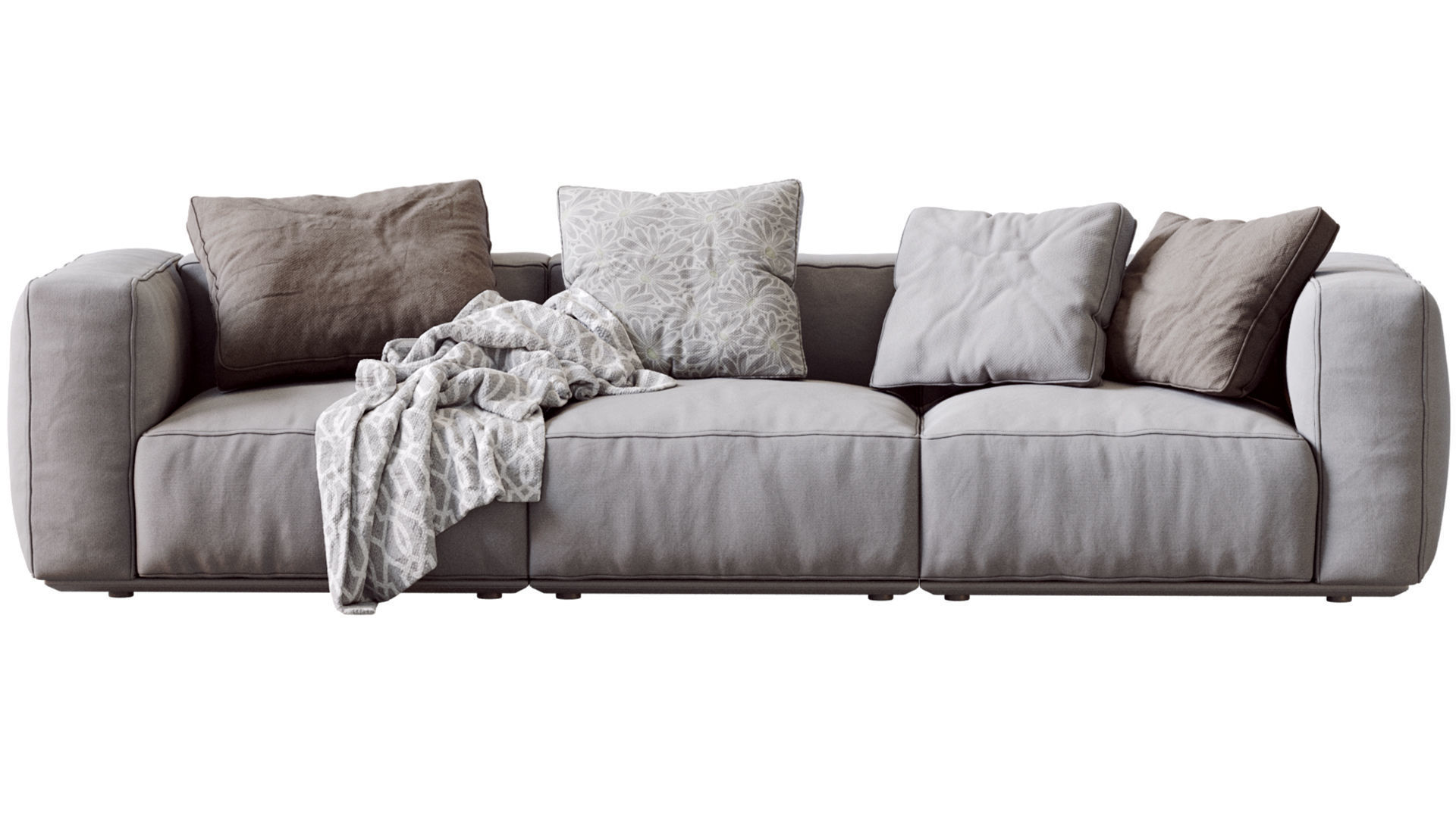 Arflex 1 sofa with pillows 3D model_13
