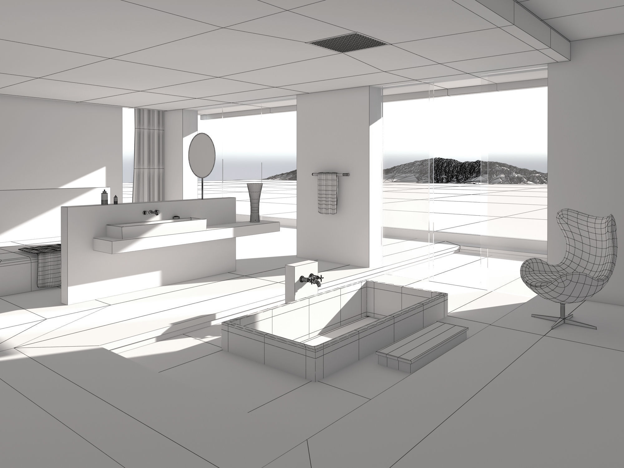 Bathroom 05 3D model_6