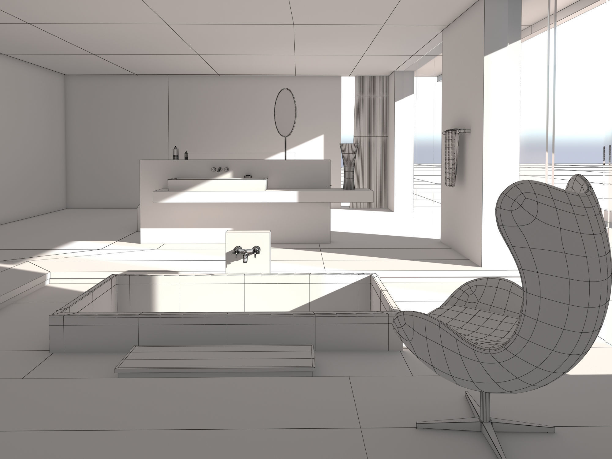 Bathroom 05 3D model_7