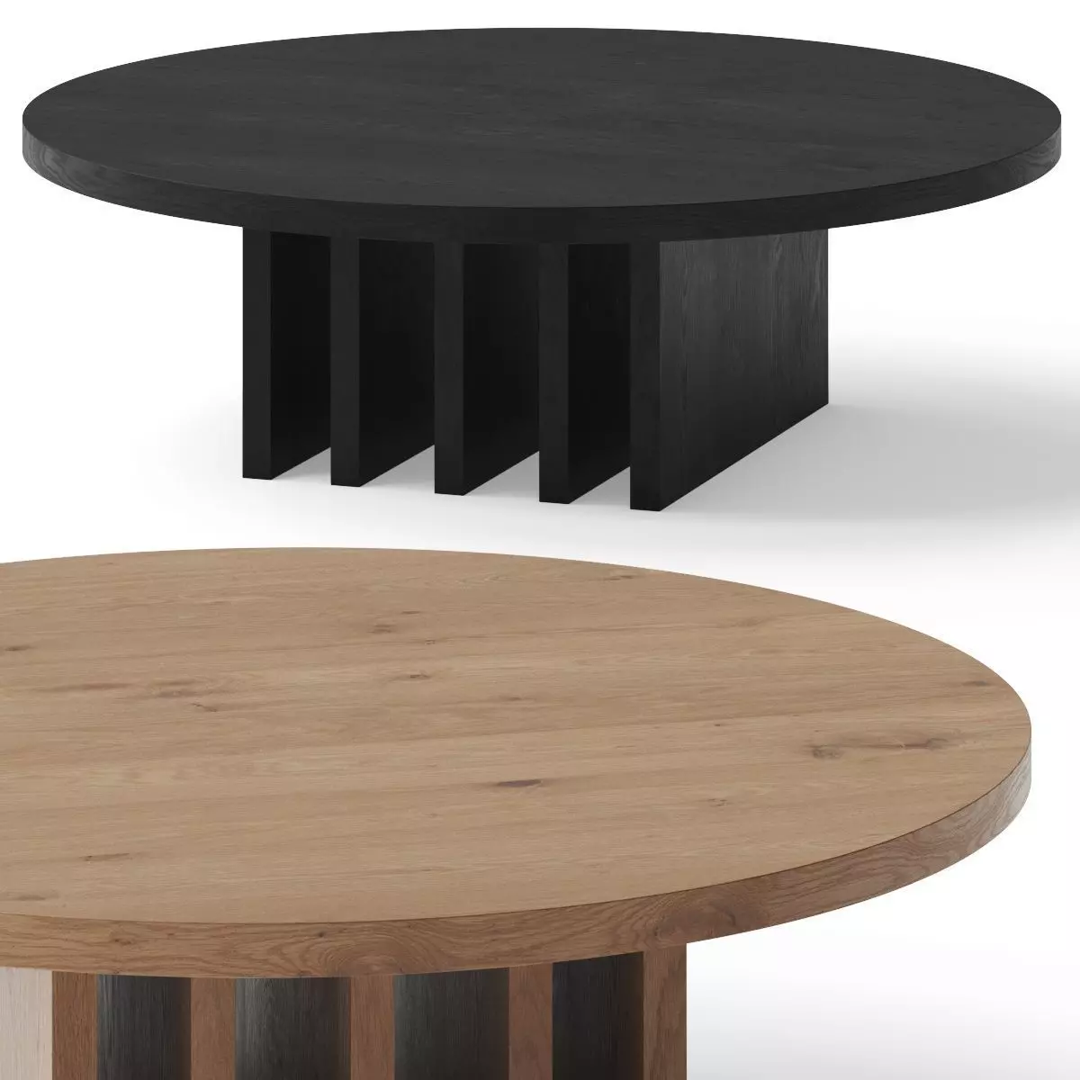Lulu and Georgia Pentwater Round Coffee Table 3D model_0