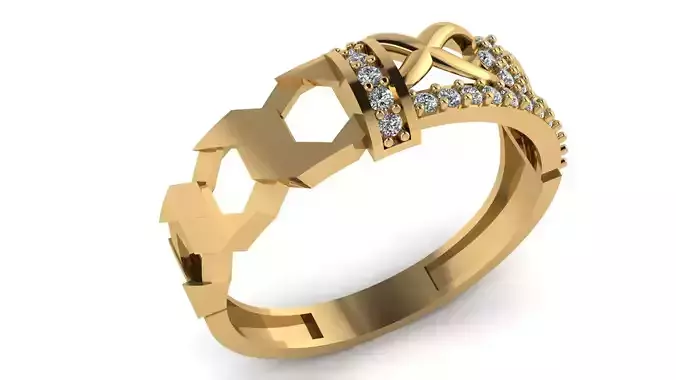 wedding Ring cocktail gemstone printable collection E 031