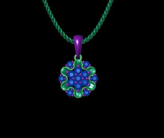 Pendant 3D print model_2