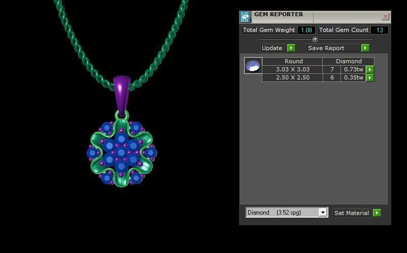 Pendant 3D print model_3