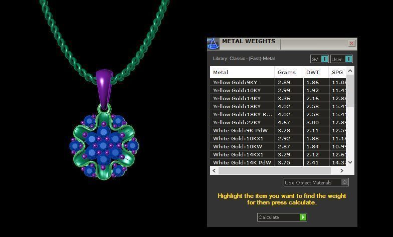 Pendant 3D print model_4