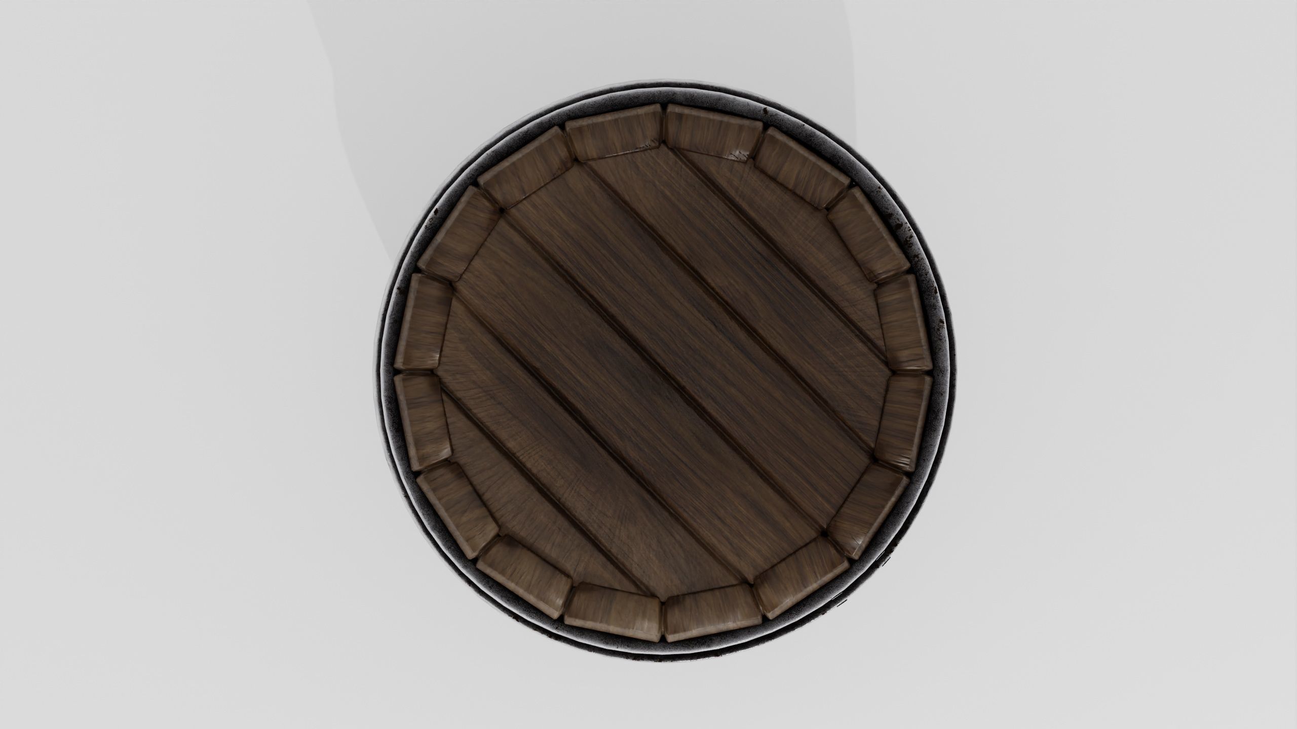 Wooden barrel 03 3D model_24