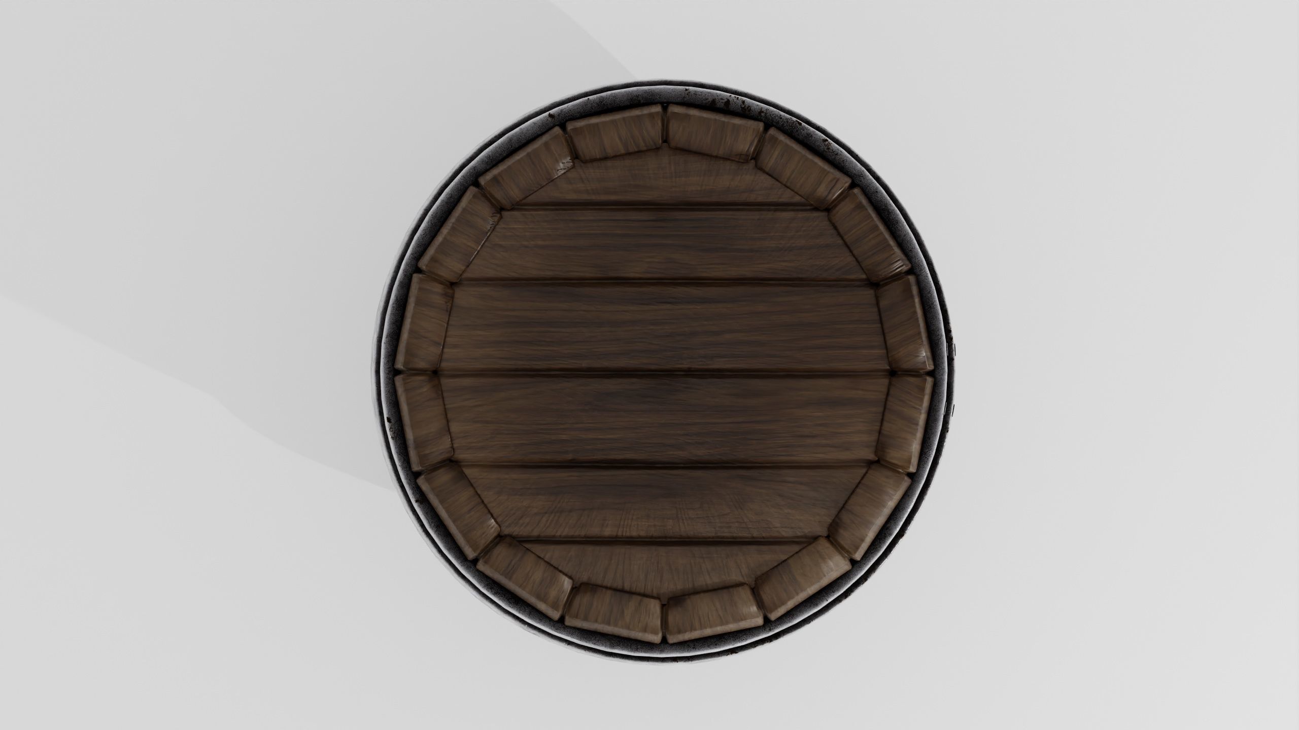 Wooden barrel 03 3D model_23