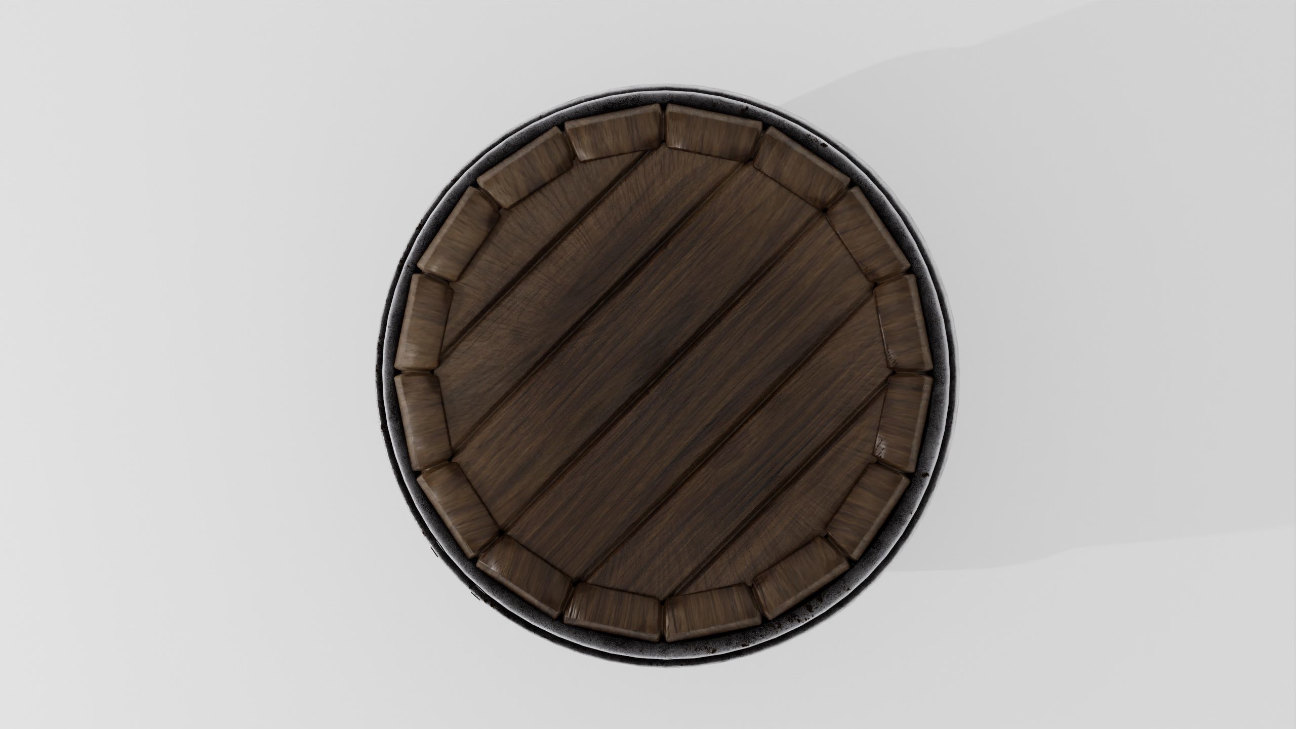 Wooden barrel 03 3D model_18