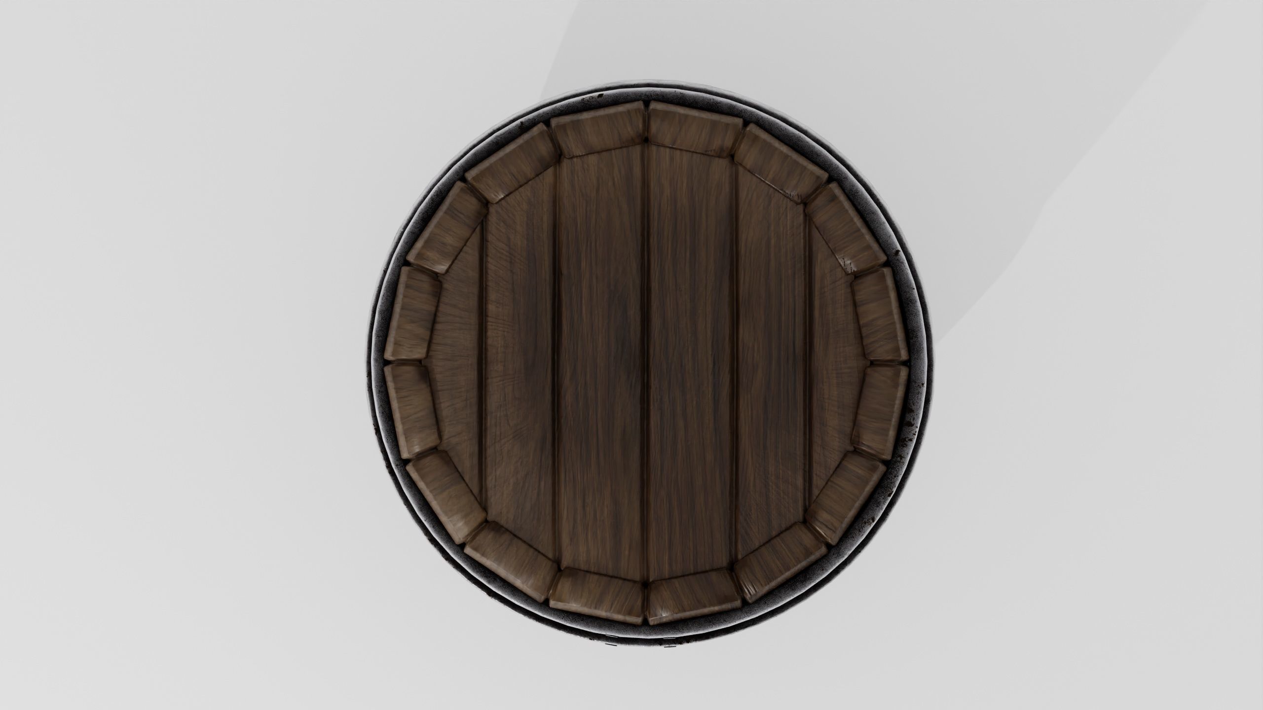 Wooden barrel 03 3D model_17