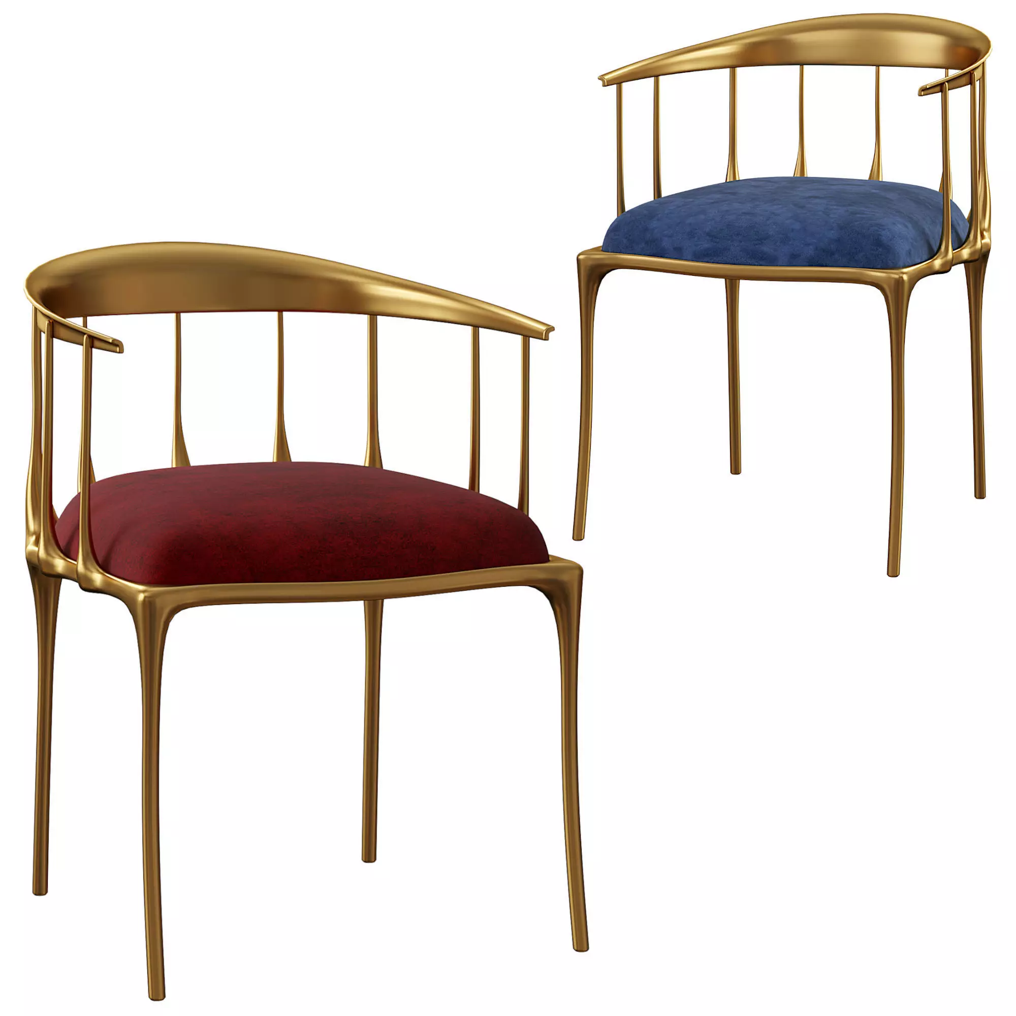 Boca Do Lobo chair Low-poly 3D model