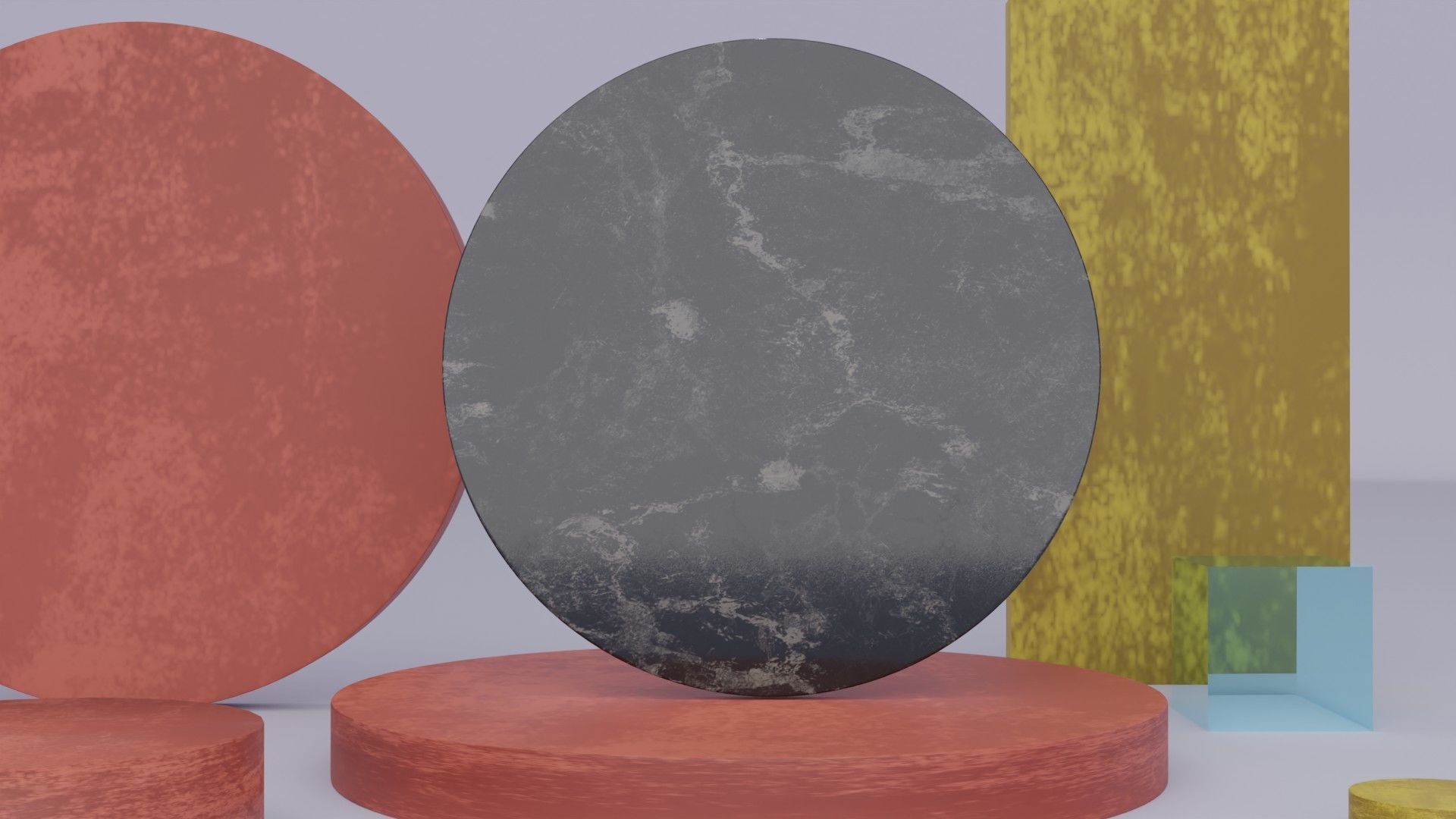 Mary with baby Jesus 01 Low-poly 3D model_6