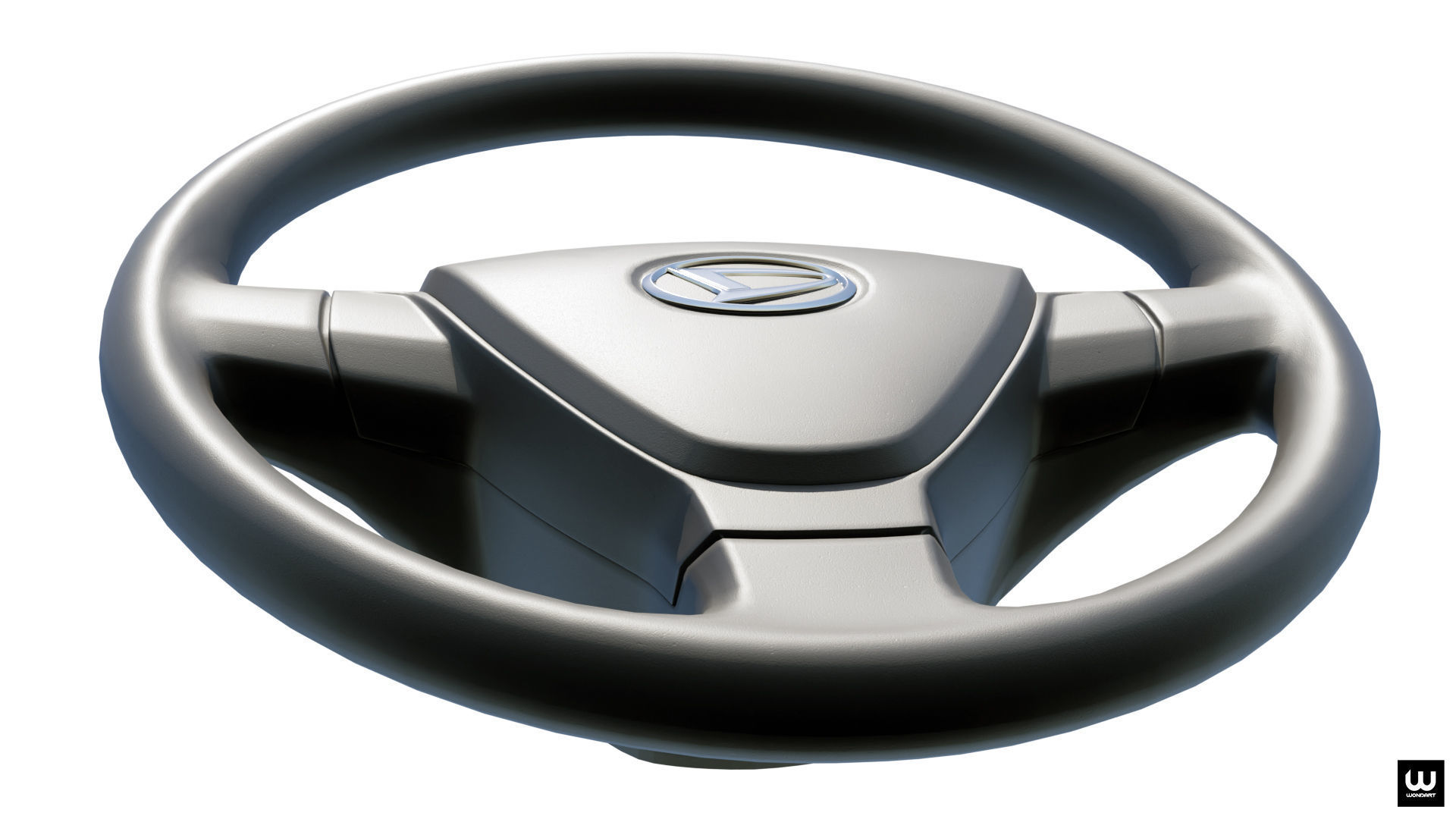 Daihatsu Steering Wheel Low-poly 3D model_8