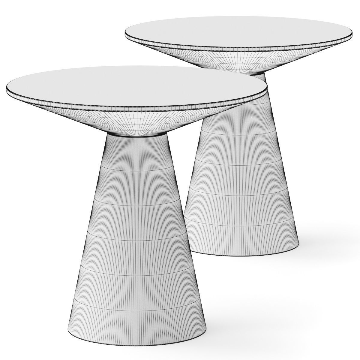 Lulu and Georgia Barra Round Side Table 3D model_1