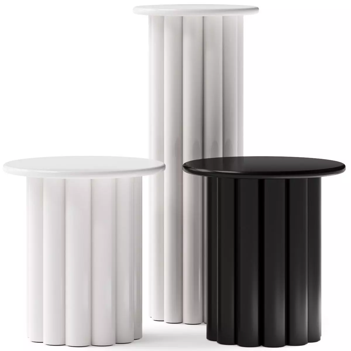 West Elm Hera Side Table 3D model_0