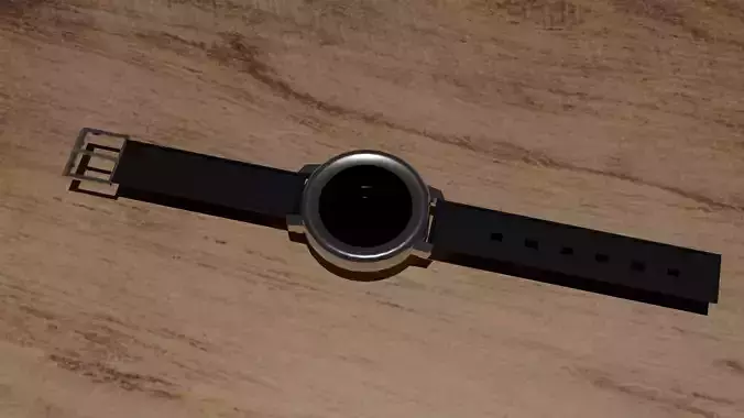Watch 3d model blend and obj and fbx Low-poly 3D model