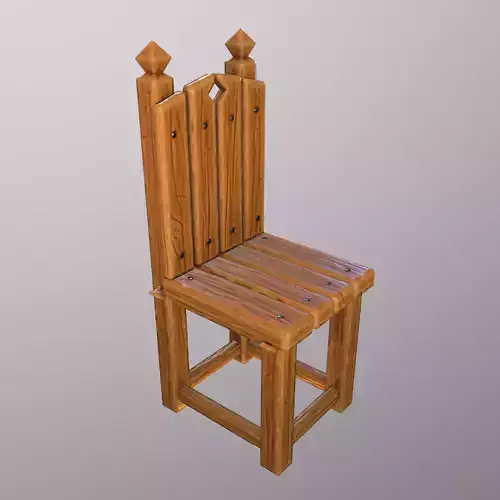 Stylized medieval chair