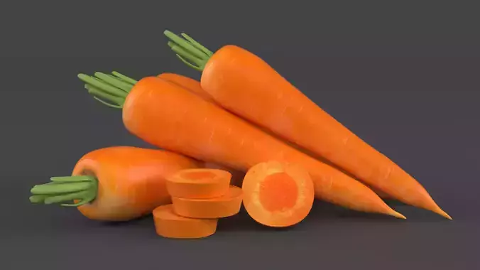 Carrot 3D model