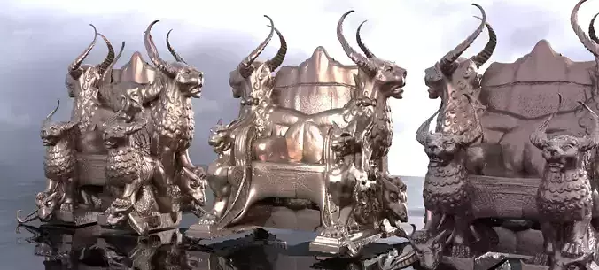 Gilgamesh Ornate Throne 3 designs