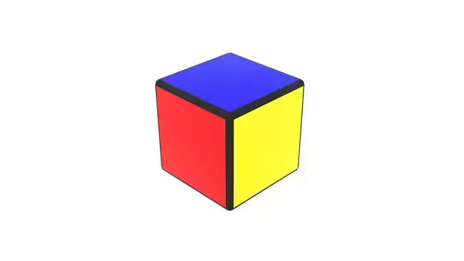 Rubiks Cube 1x1x1 3D model