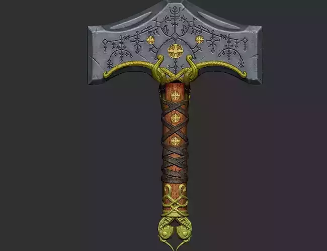 Mjolnir - Thor God of War Ragnarok