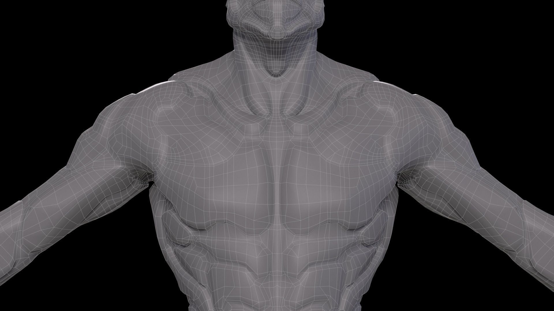 Sci-Fi Human M8 Low-poly 3D model_88
