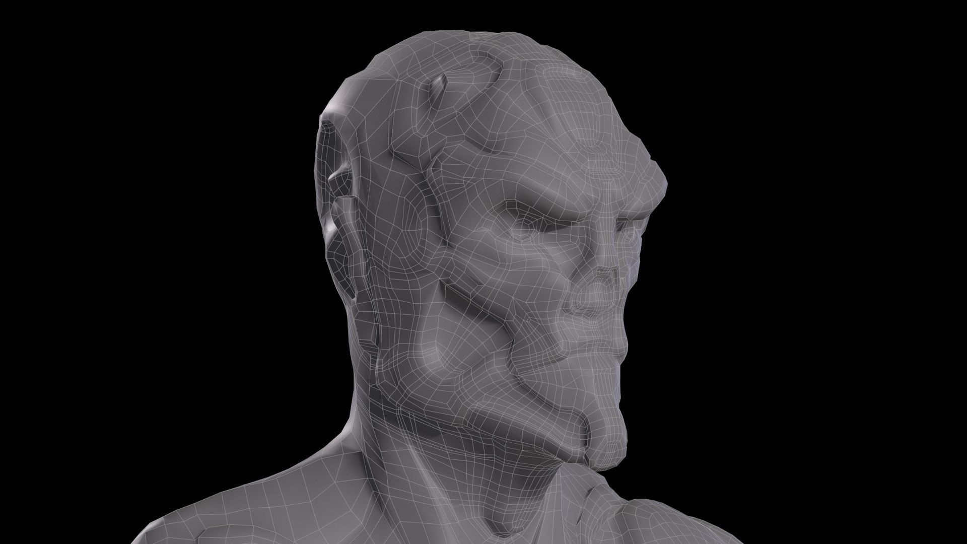 Sci-Fi Human M8 Low-poly 3D model_85
