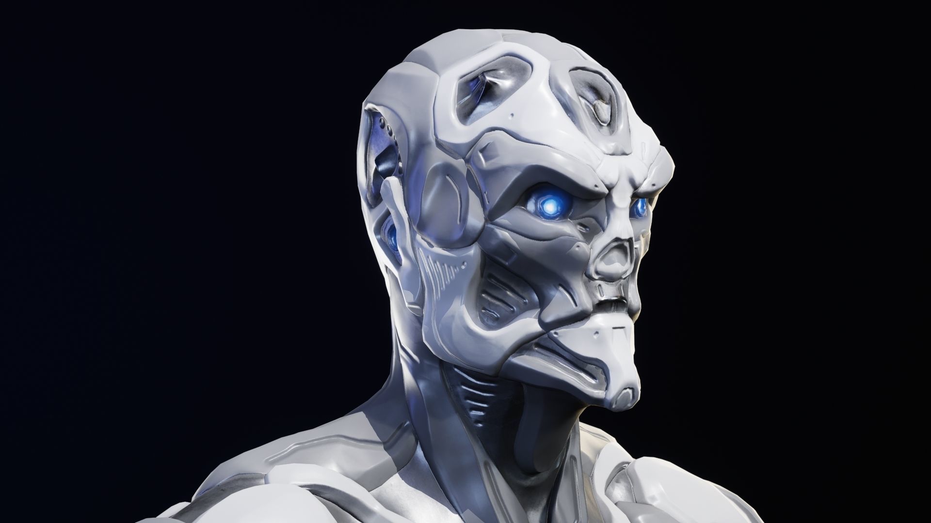 Sci-Fi Human M8 Low-poly 3D model_65