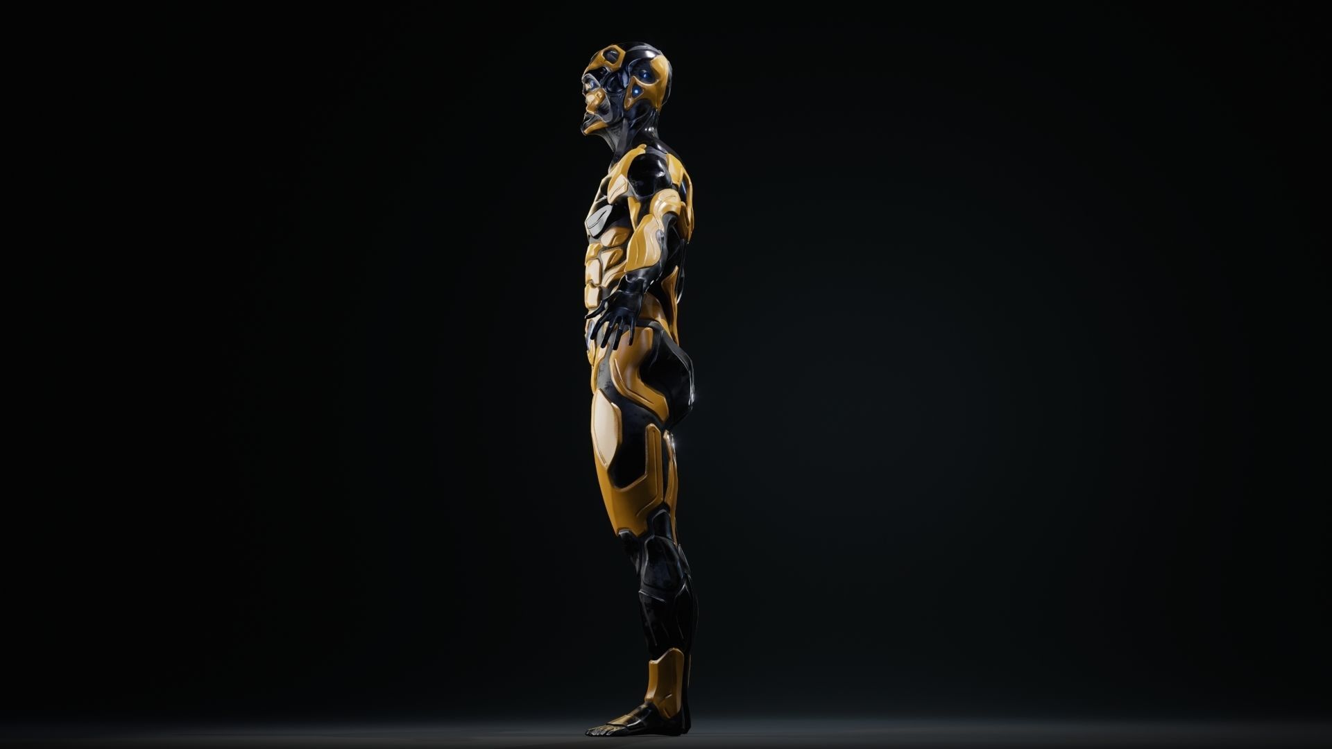 Sci-Fi Human M8 Low-poly 3D model_55