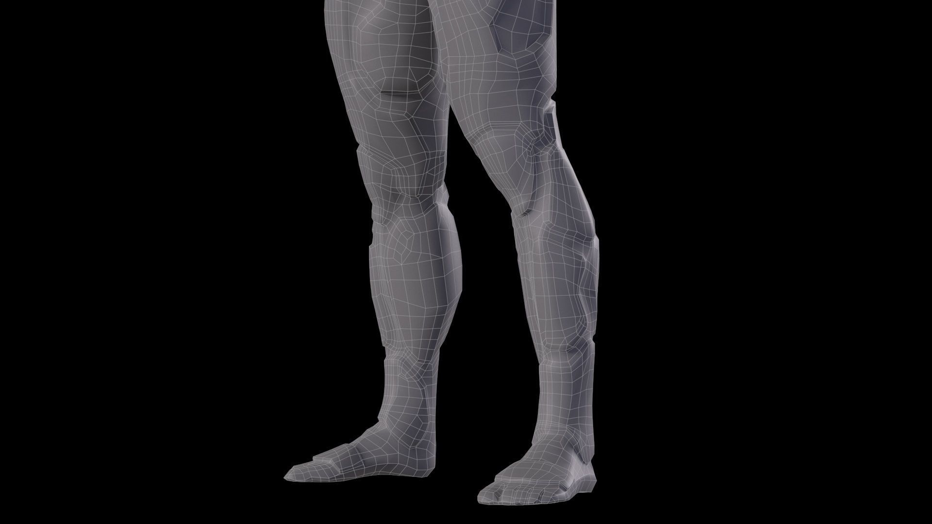 Sci-Fi Human M8 Low-poly 3D model_86