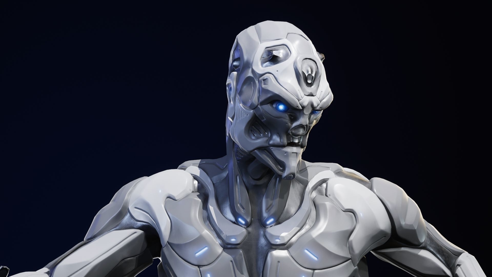Sci-Fi Human M8 Low-poly 3D model_42