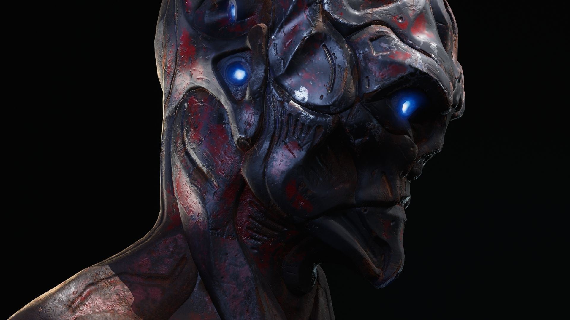 Sci-Fi Human M8 Low-poly 3D model_51