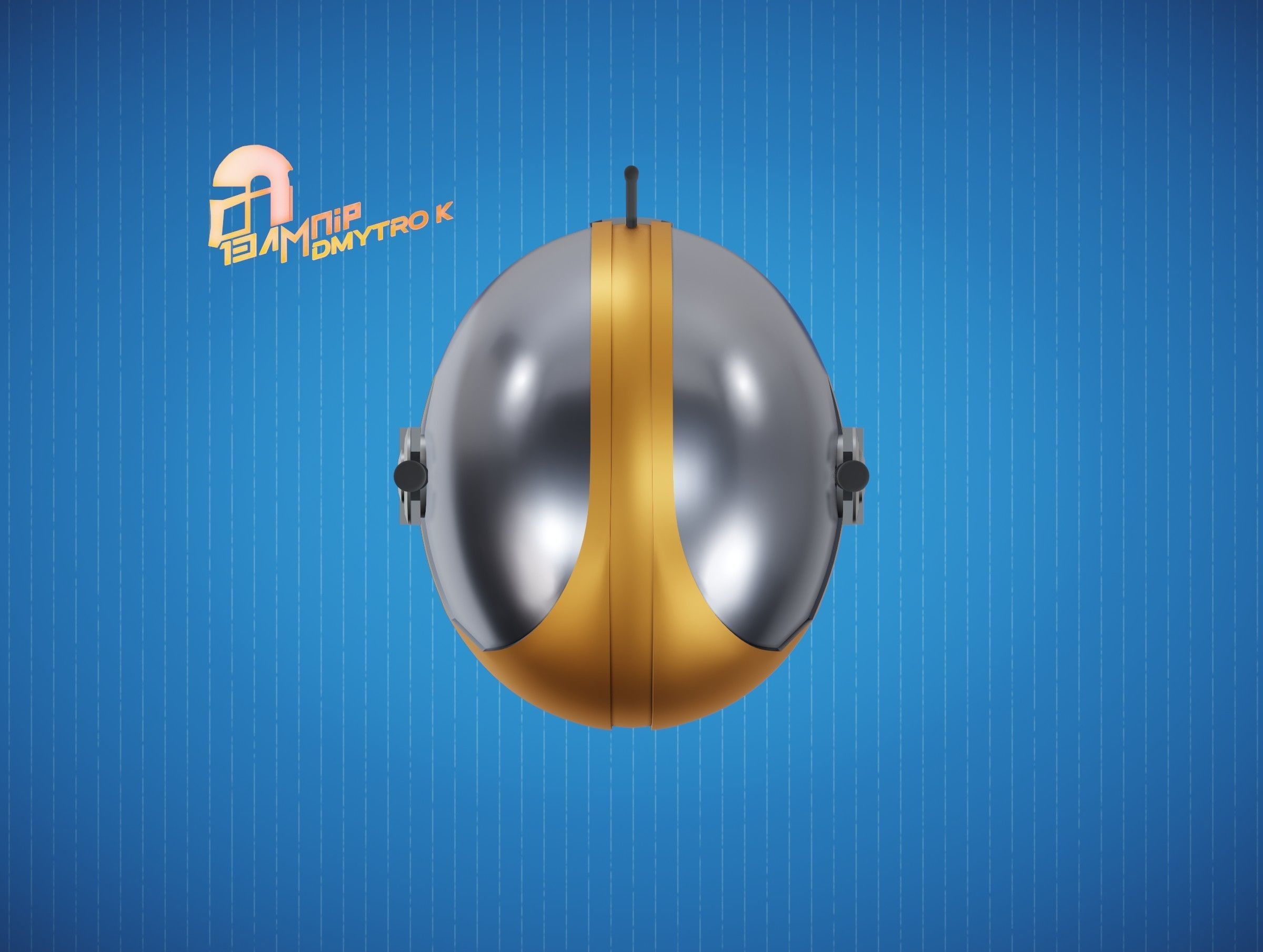 Operator Mandalorian helmet 3D print model_14