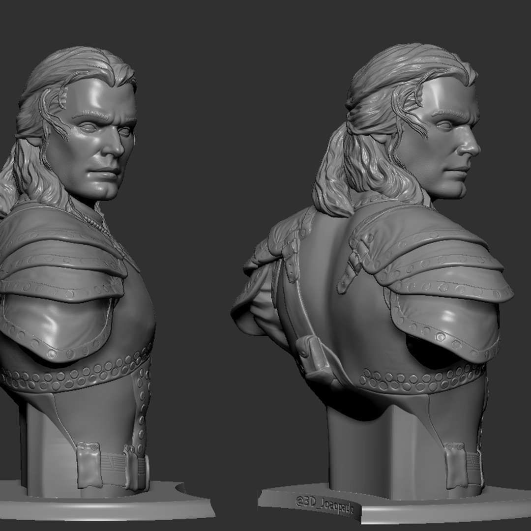 Geralt of Rivia The Witcher from Netflix Season 2 Free 3D print model_2