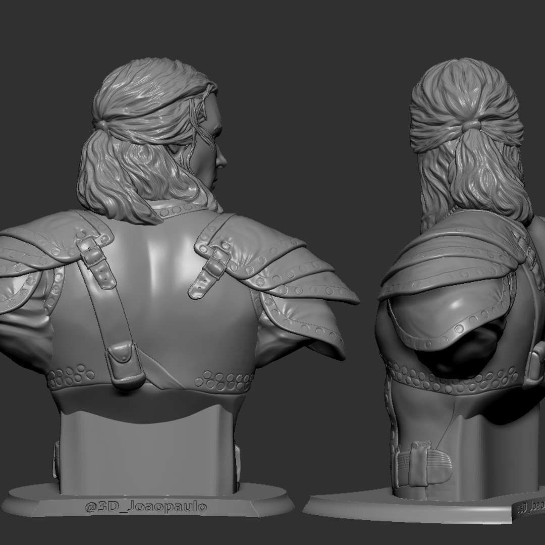 Geralt of Rivia The Witcher from Netflix Season 2 Free 3D print model_3