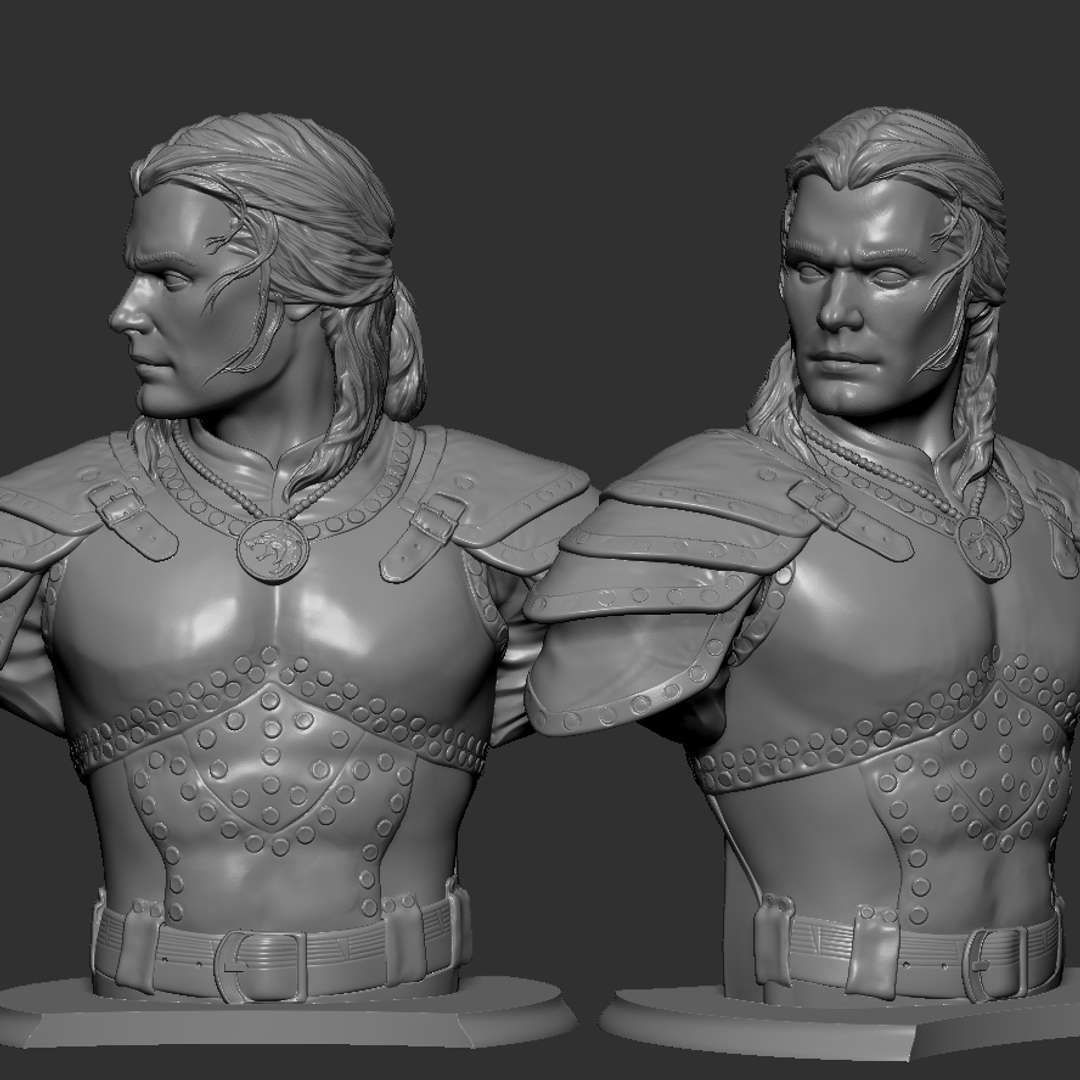 Geralt of Rivia The Witcher from Netflix Season 2 Free 3D print model_1