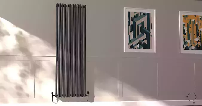 Radiator Tall Free 3D model