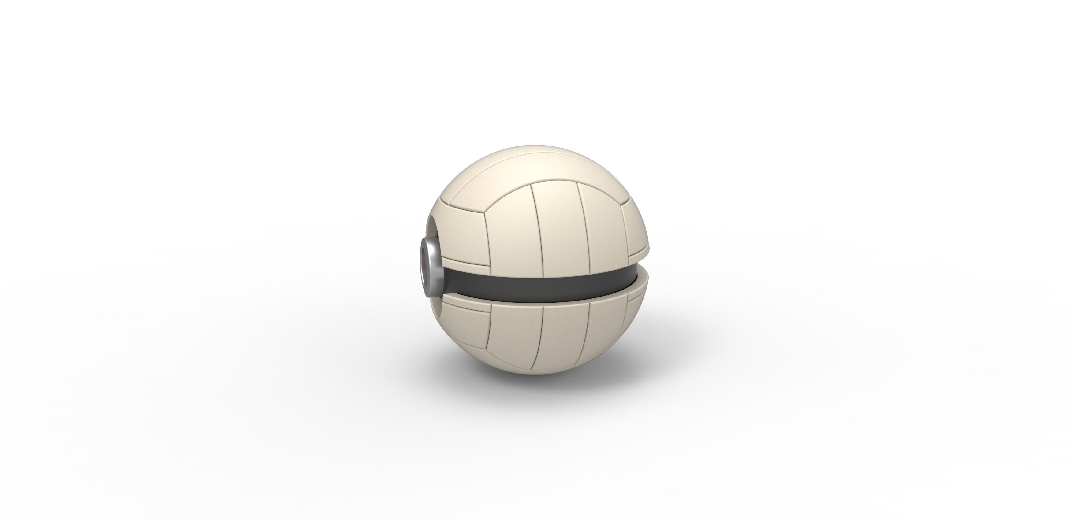 Volleyball style orb 3D print model_5