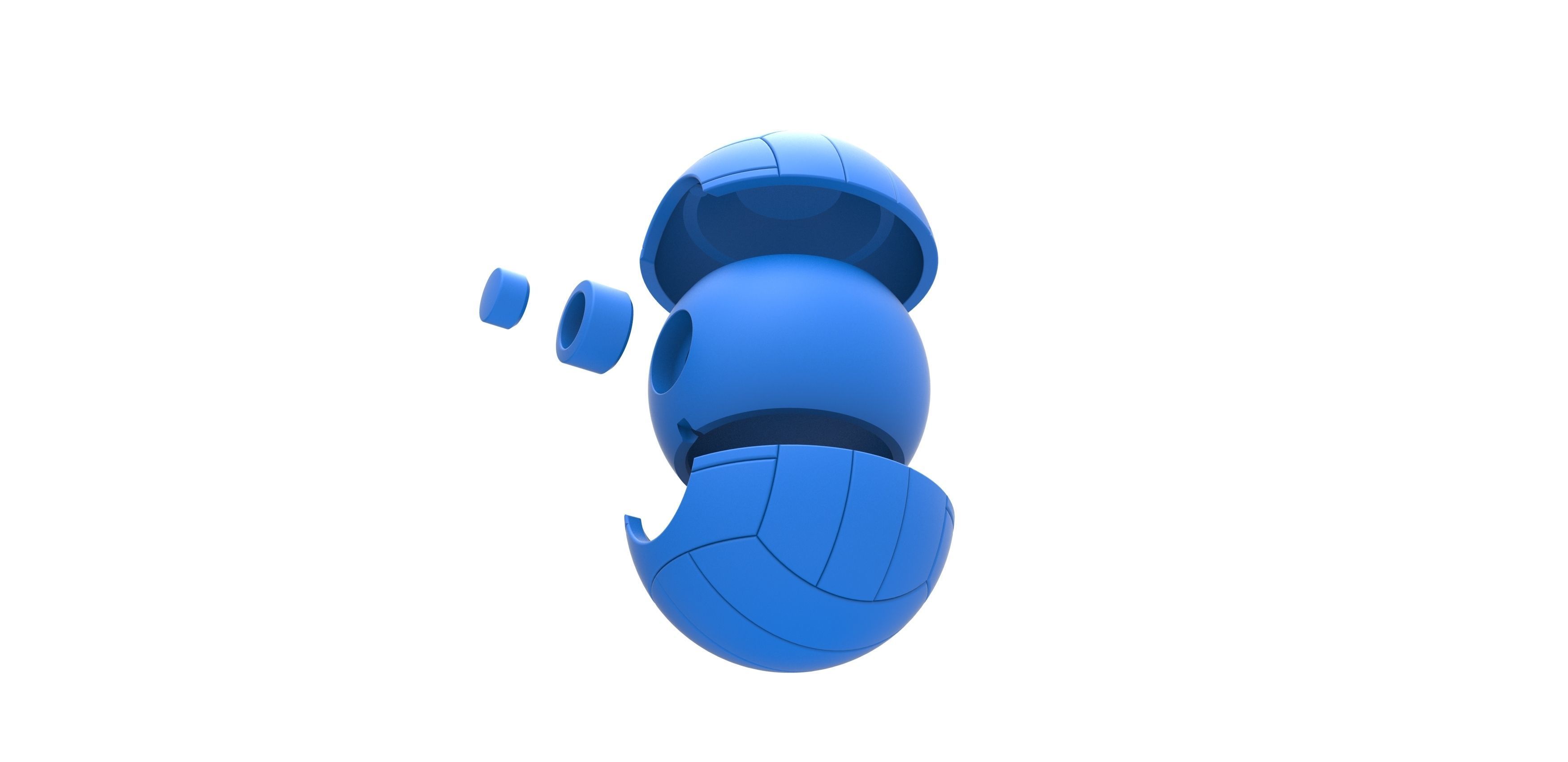 Volleyball style orb 3D print model_19