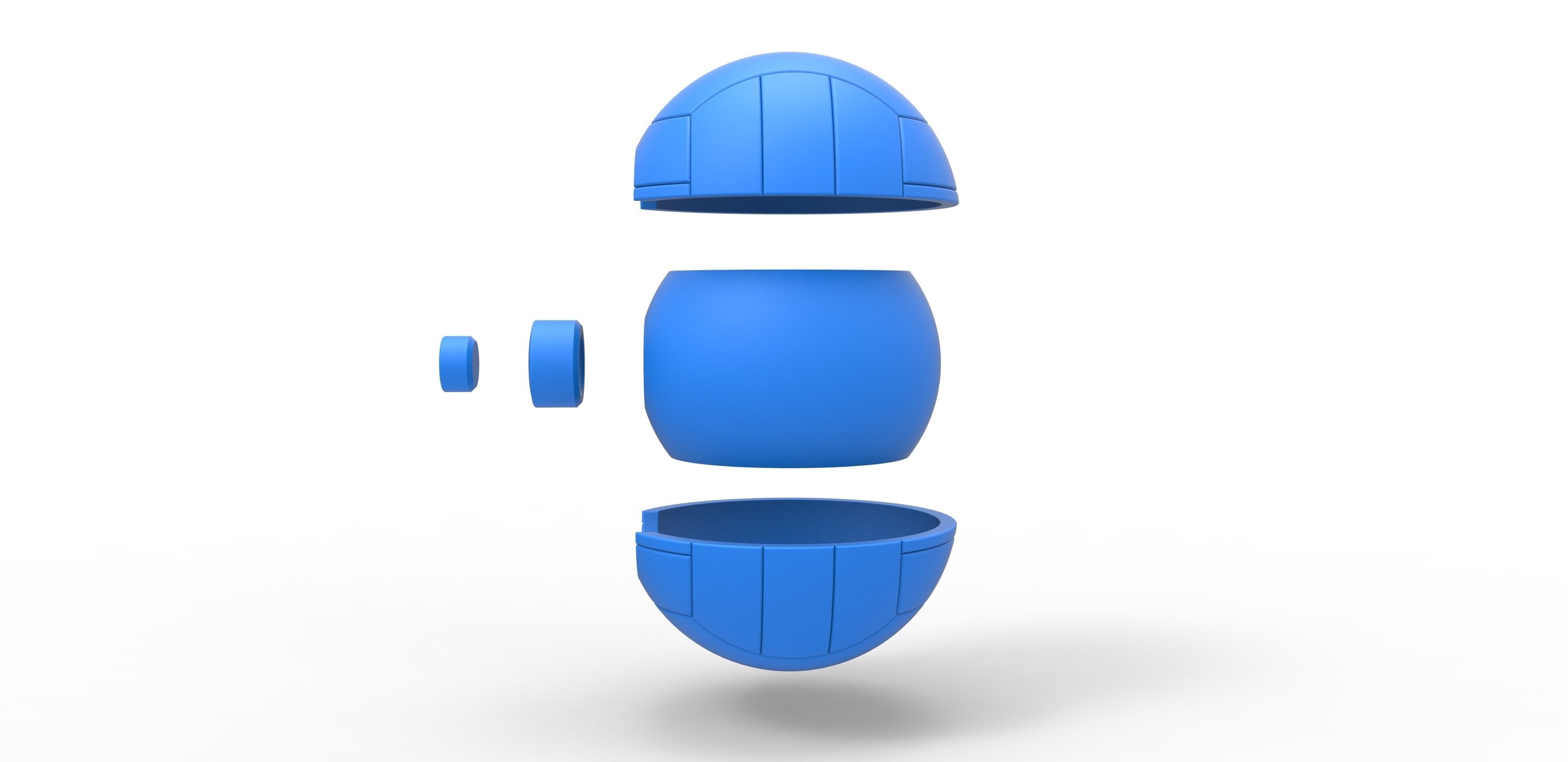 Volleyball style orb 3D print model_21