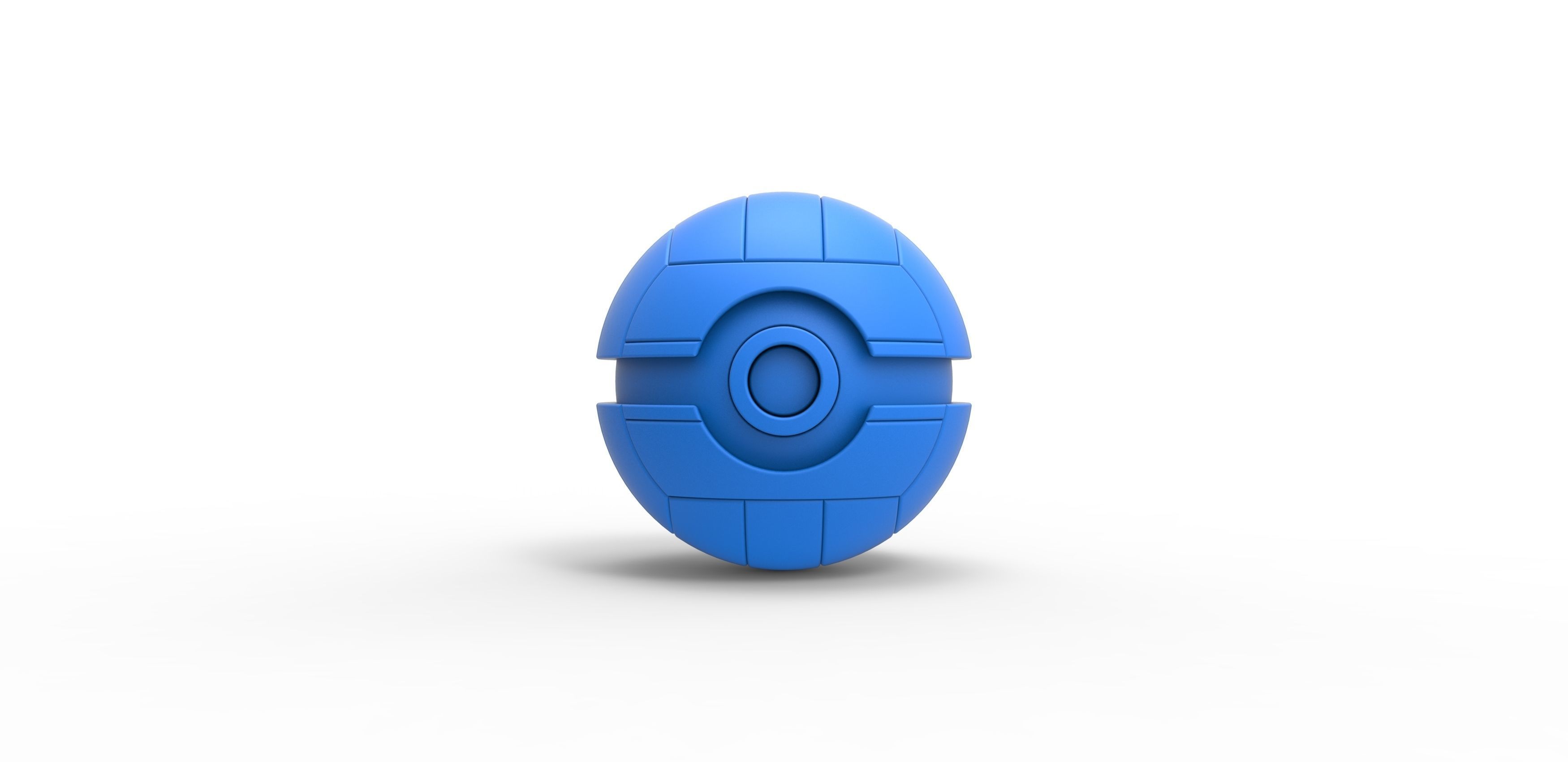 Volleyball style orb 3D print model_11