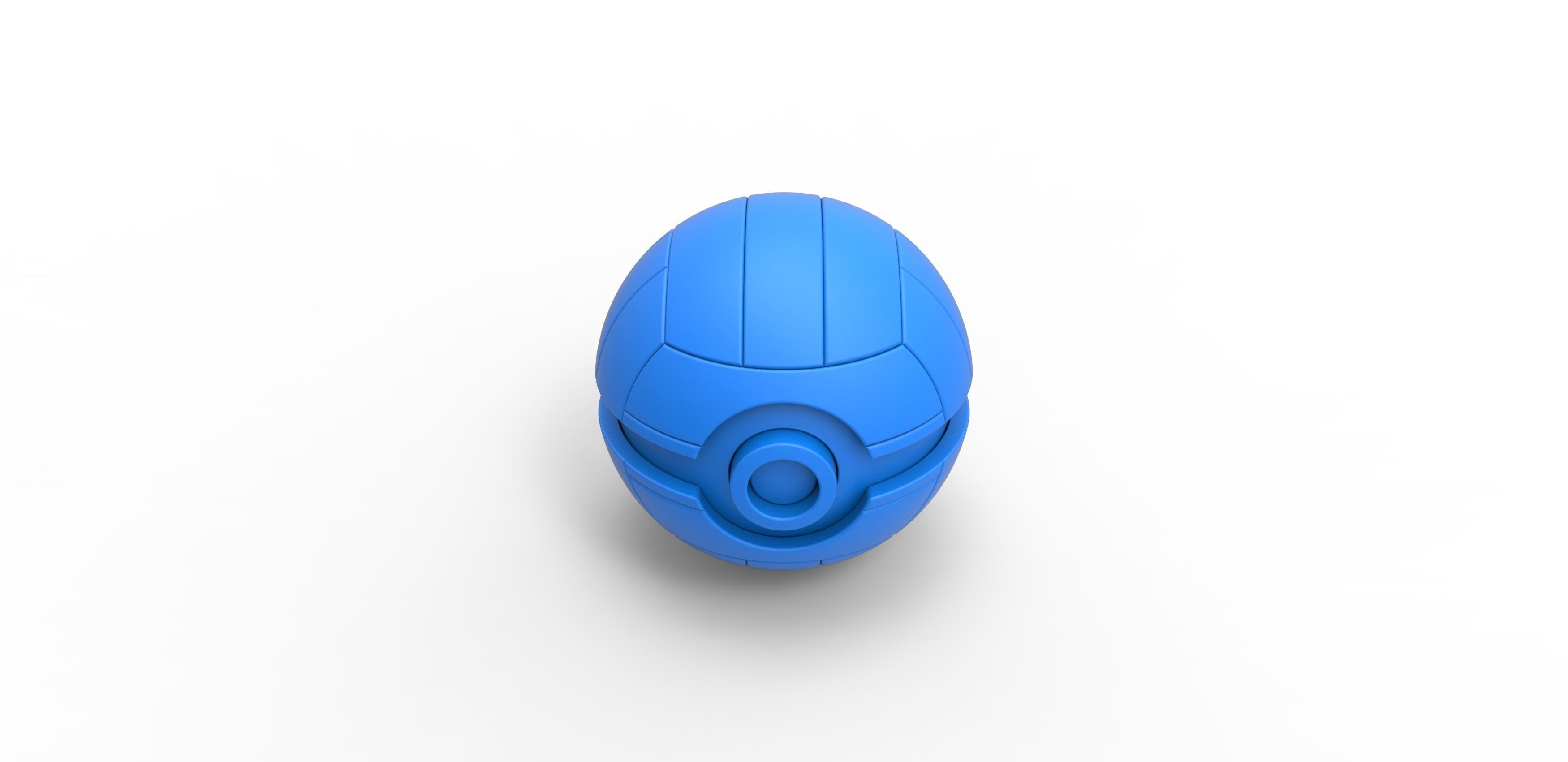 Volleyball style orb 3D print model_12