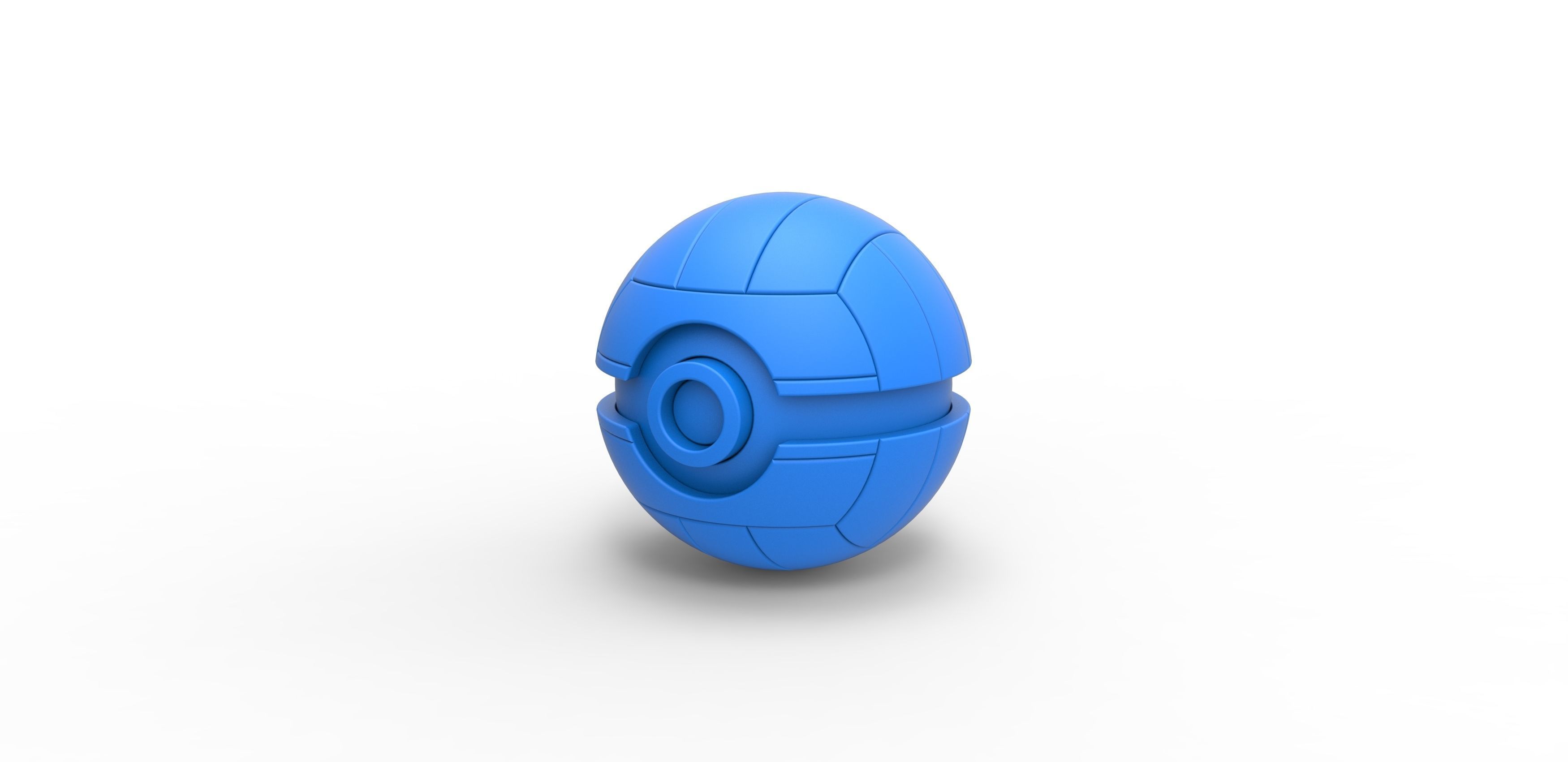 Volleyball style orb 3D print model_9