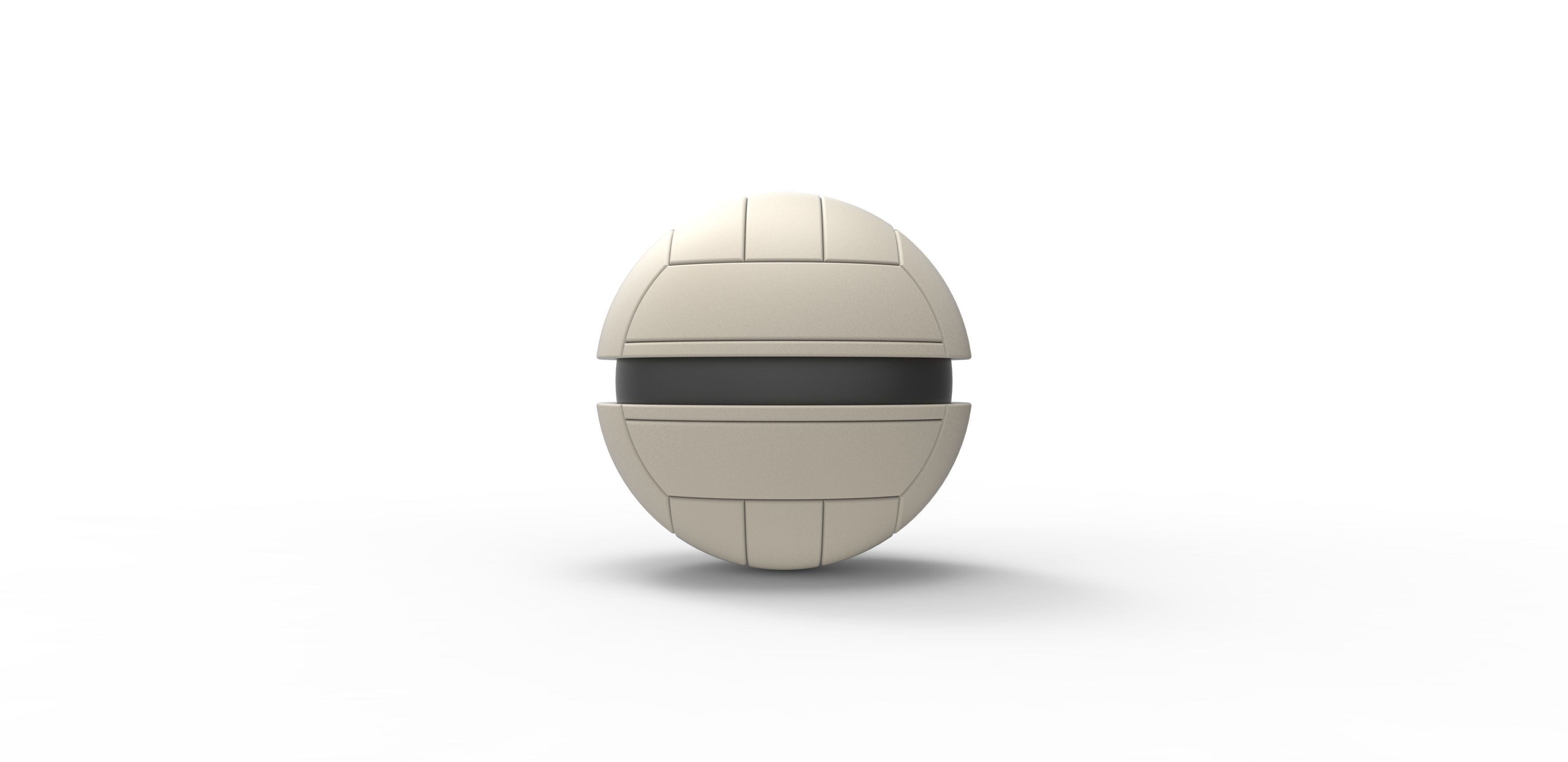 Volleyball style orb 3D print model_8