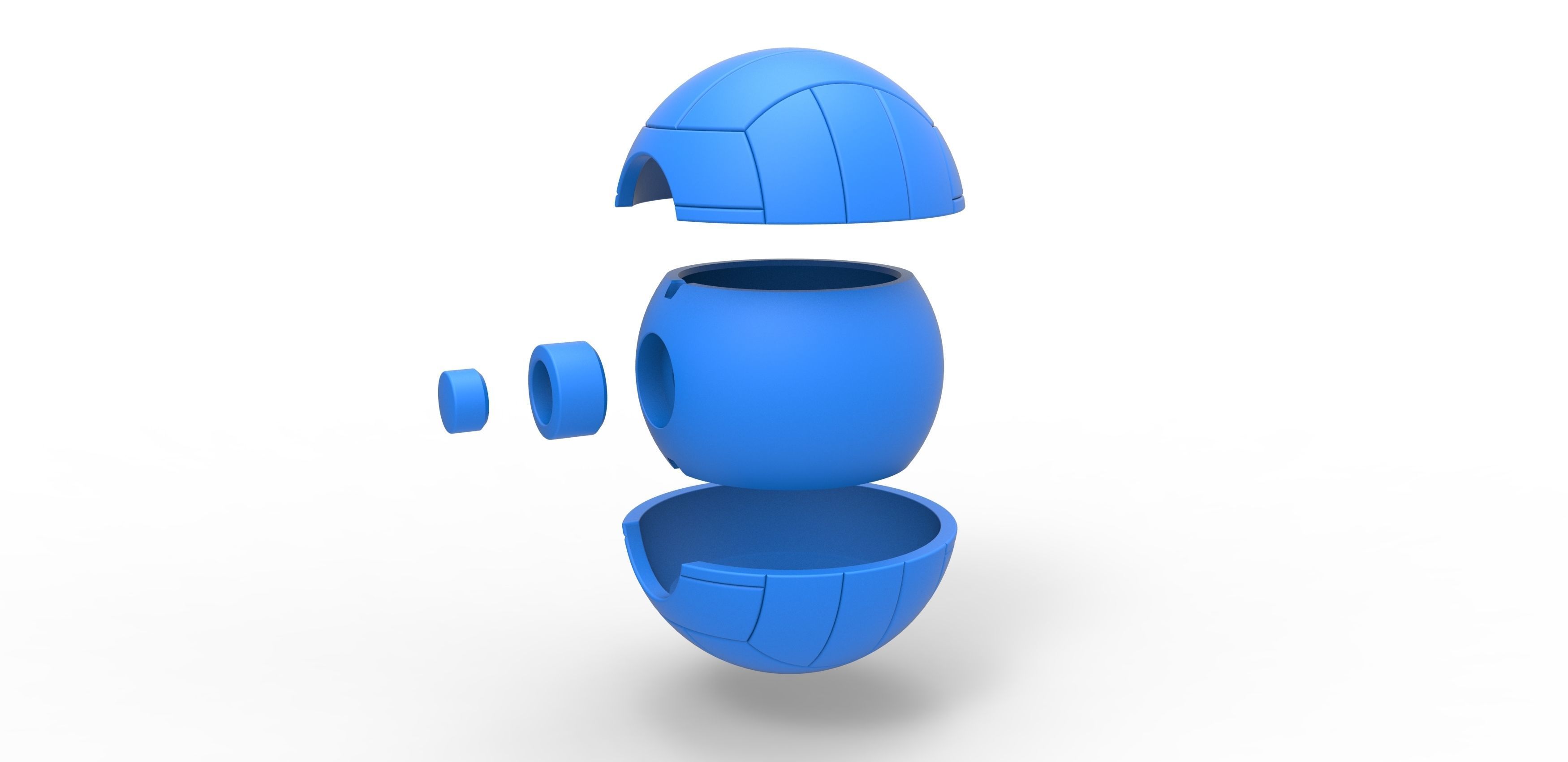 Volleyball style orb 3D print model_18