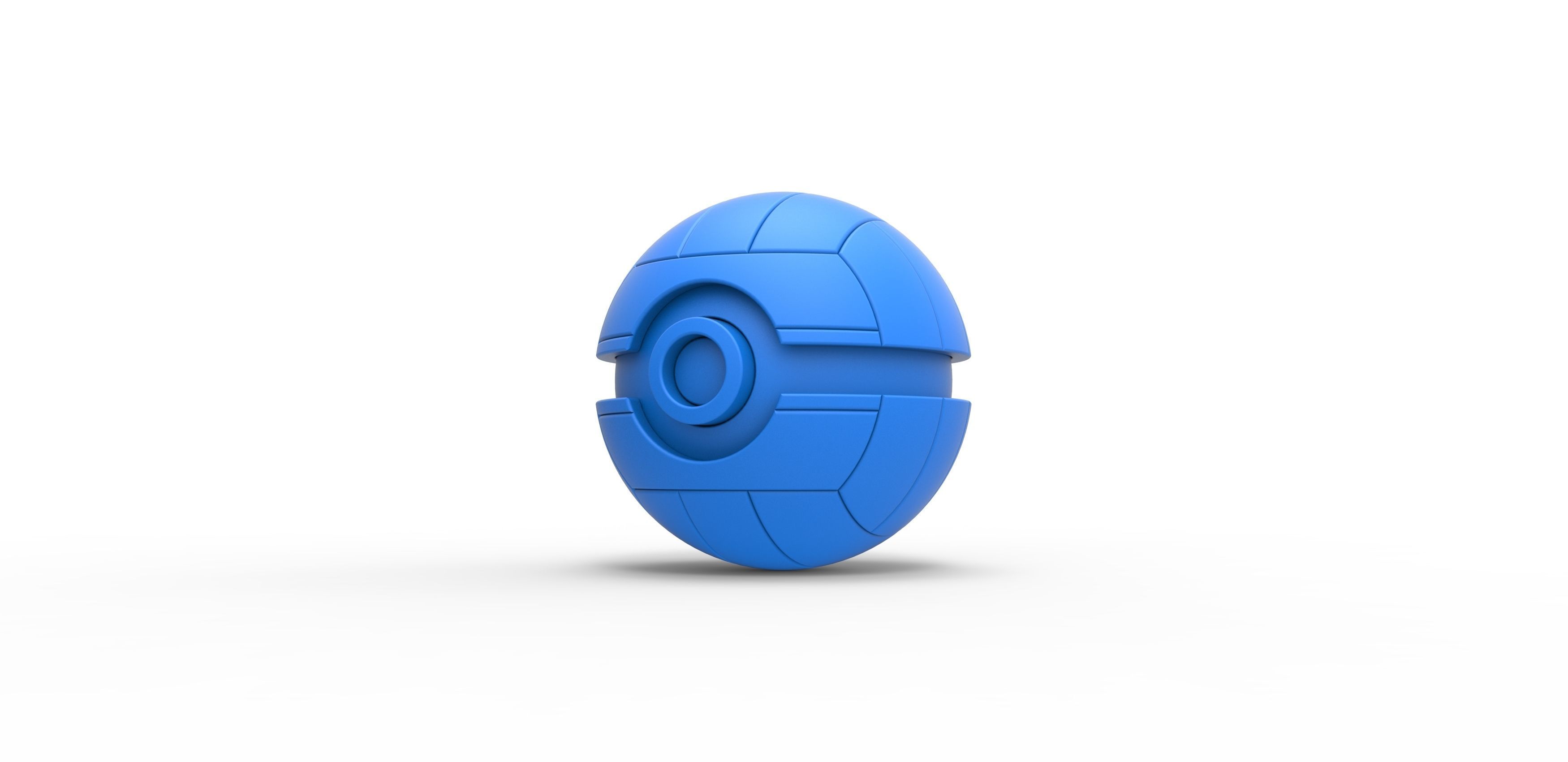 Volleyball style orb 3D print model_10