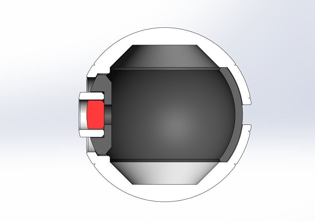 Volleyball style orb 3D print model_23
