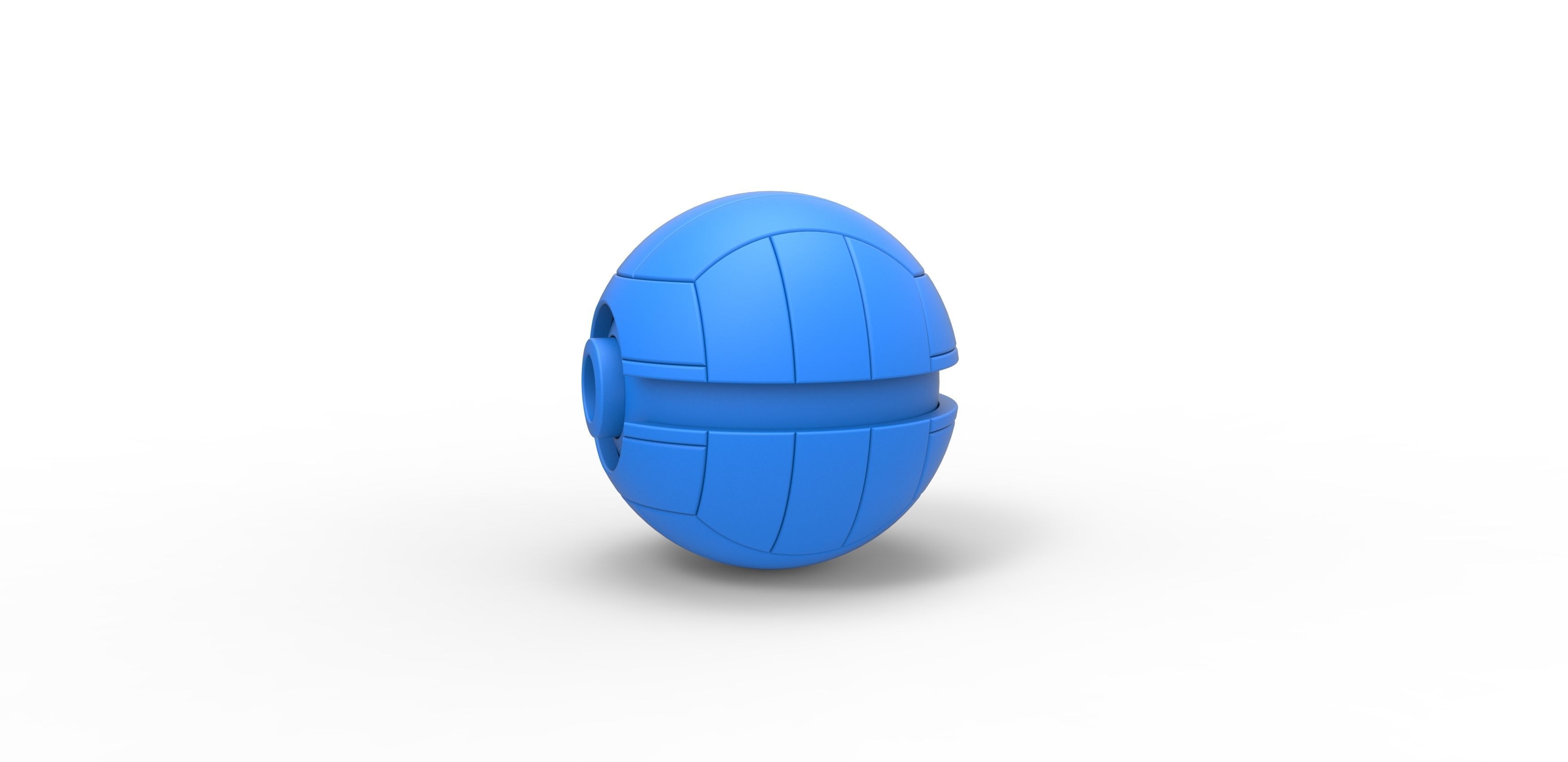 Volleyball style orb 3D print model_14