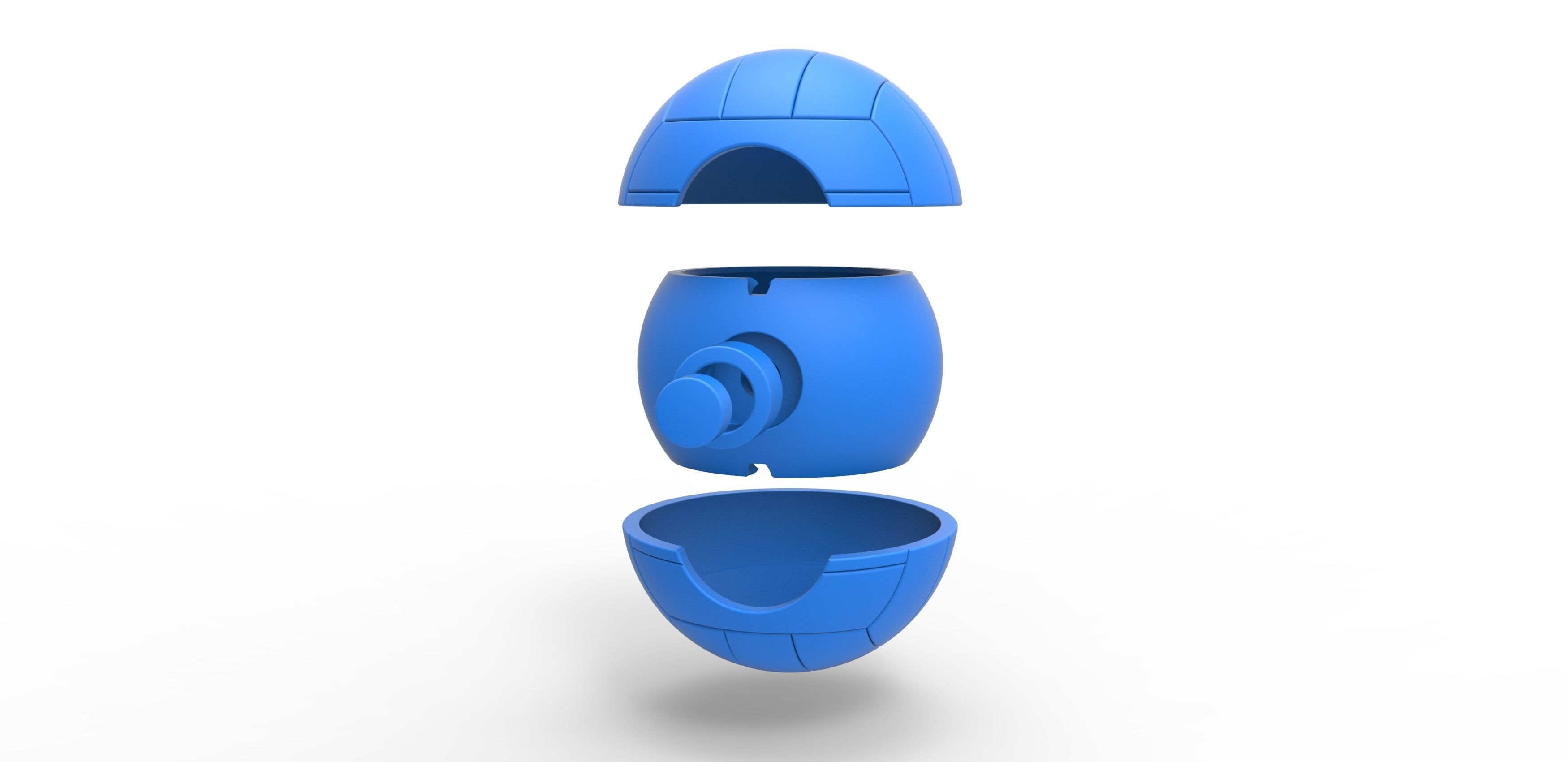 Volleyball style orb 3D print model_20