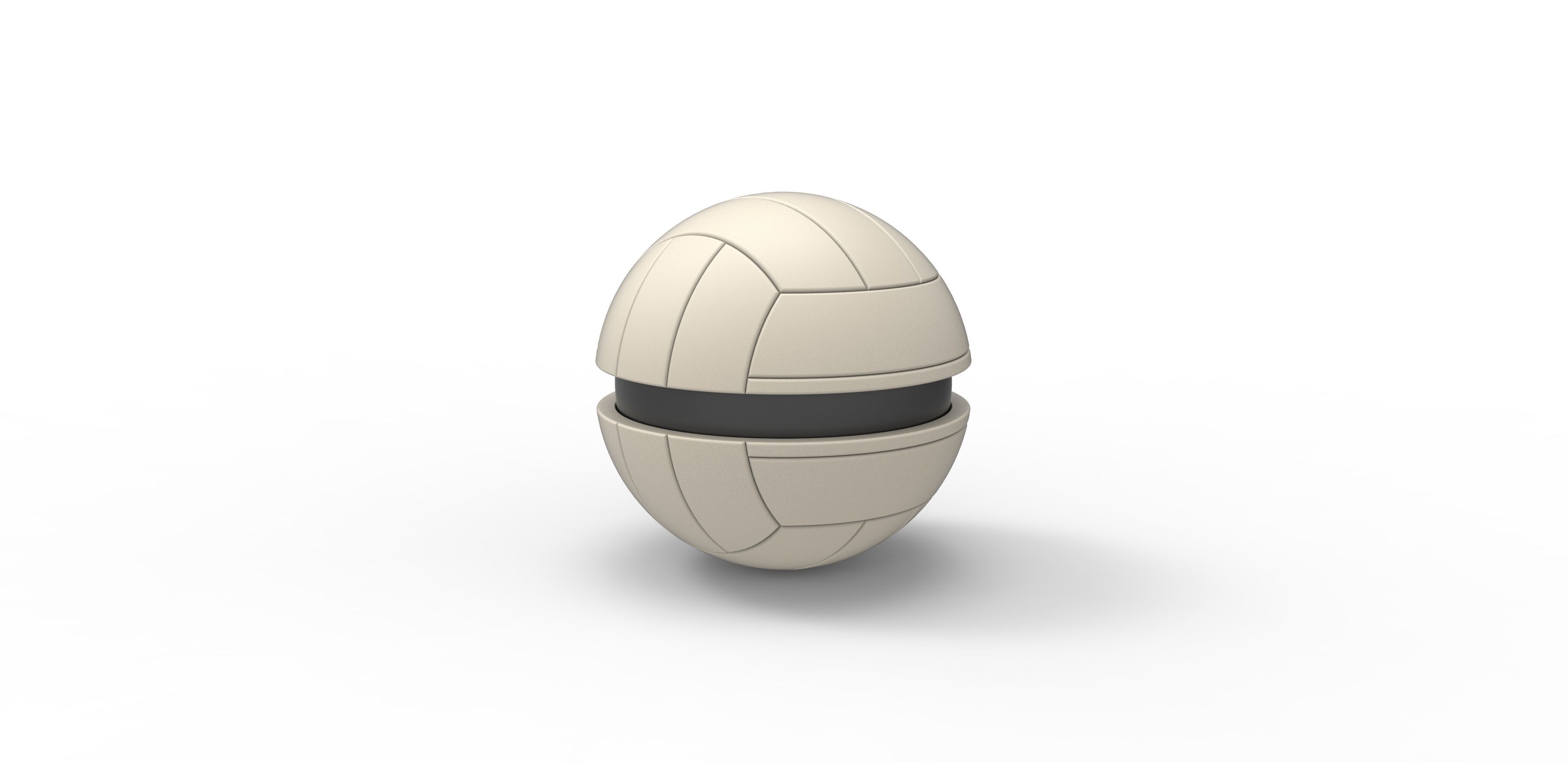 Volleyball style orb 3D print model_7