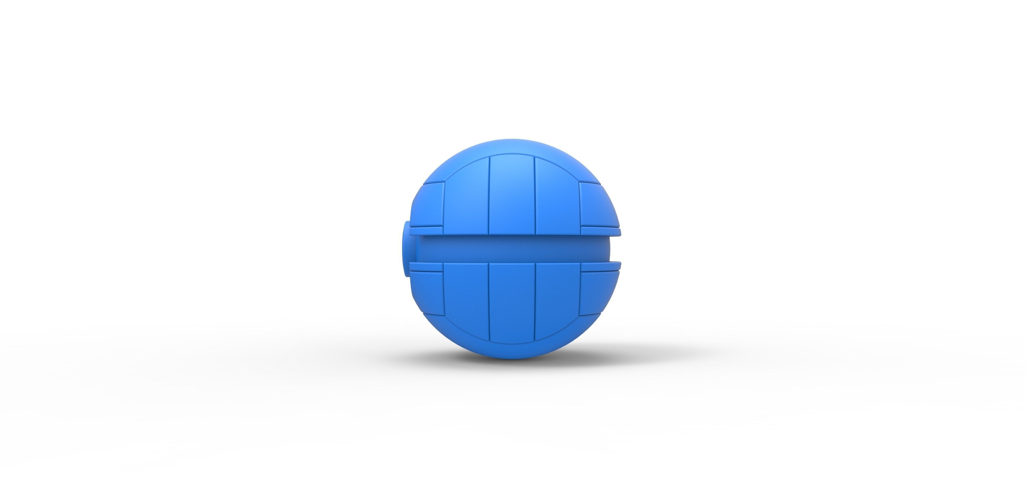 Volleyball style orb 3D print model_15